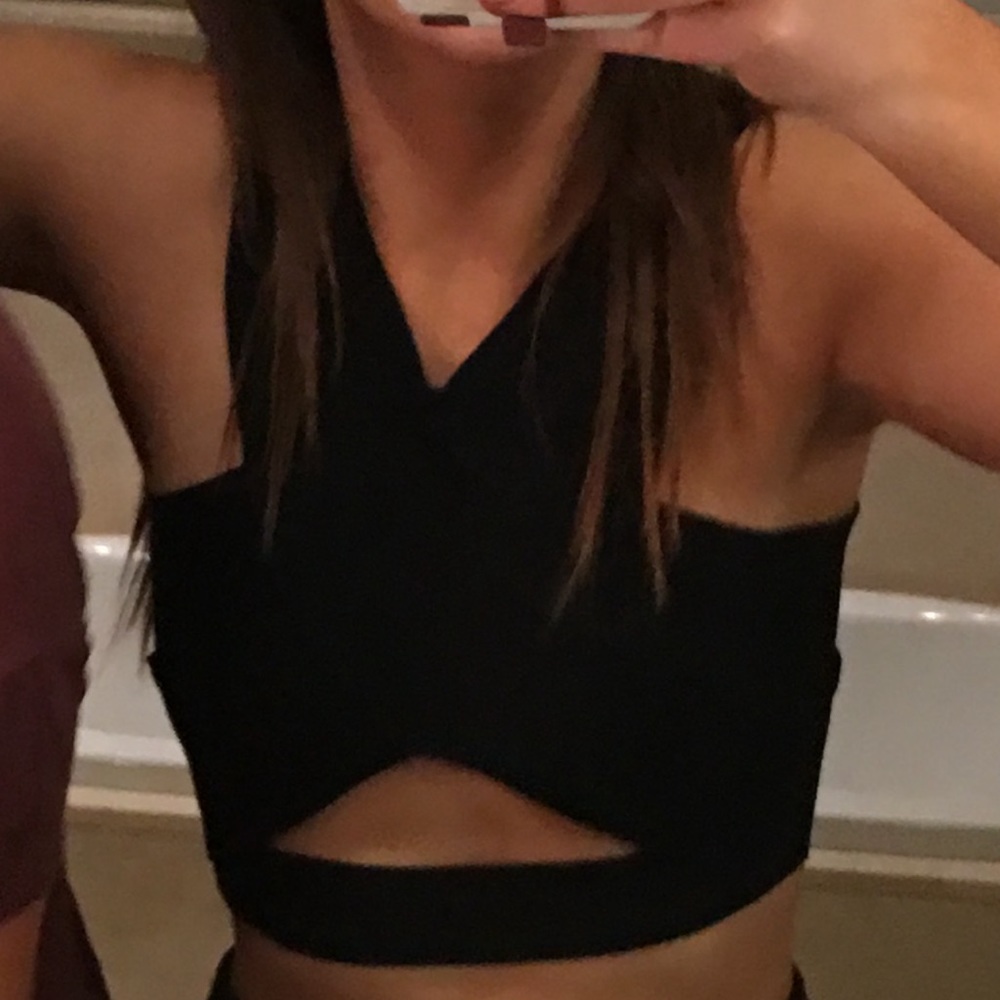 Bandage Style Crop Top